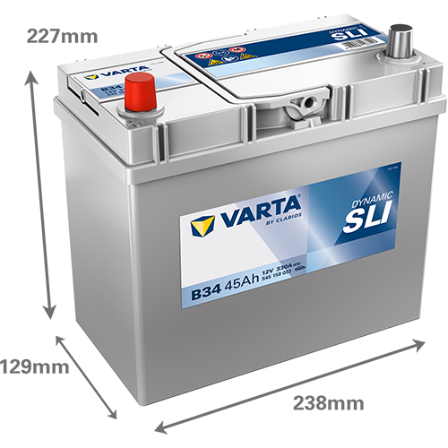 Akumulator Varta Dynamic SLI 45Ah / B34