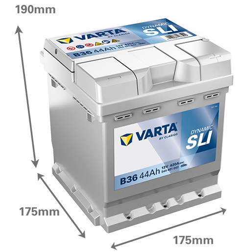 Akumulator Varta Dynamic SLI 44Ah / B36