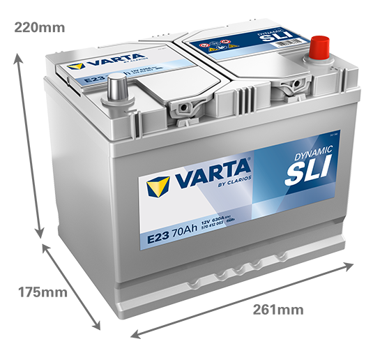 Akumulator Varta Dynamic SLI 70Ah / E23