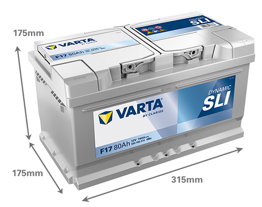 Akumulator Varta Dynamic SLI 80Ah / F17