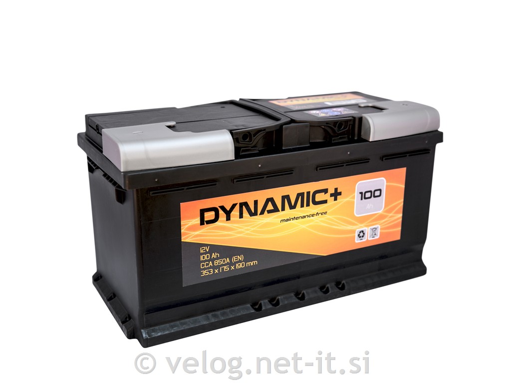 Avto akumulator 100Ah 850A Dynamic Plus