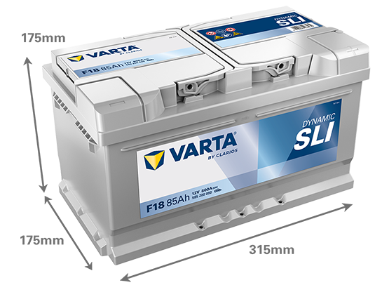 Akumulator Varta Dynamic SLI 85Ah / F18