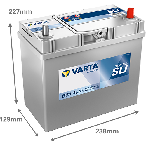 Akumulator Varta Dynamic SLI 45Ah / B31