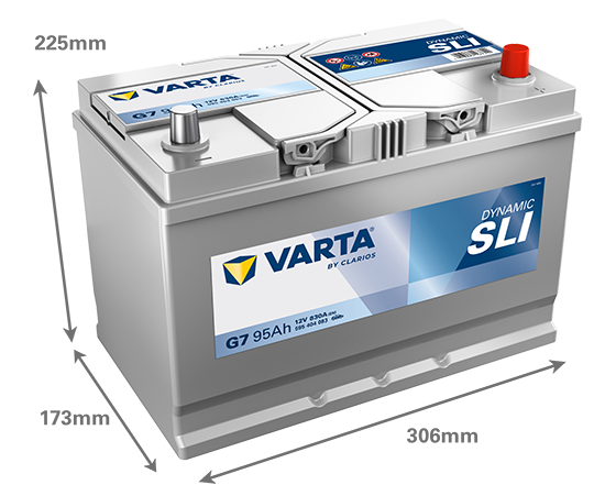Akumulator Varta Dynamic SLI 95Ah / G7