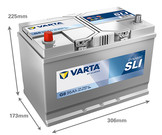 Akumulator Varta Dynamic SLI 95Ah / G8