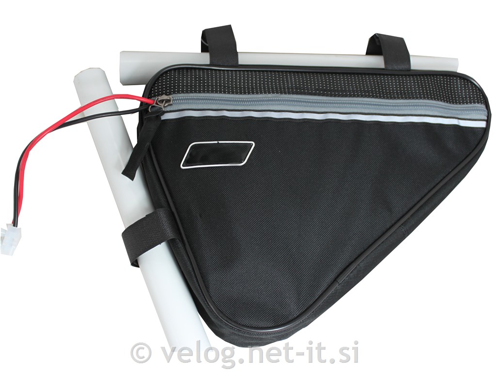 Obnova li ion baterije 48V 11,6Ah, ki je nameščena v torbici