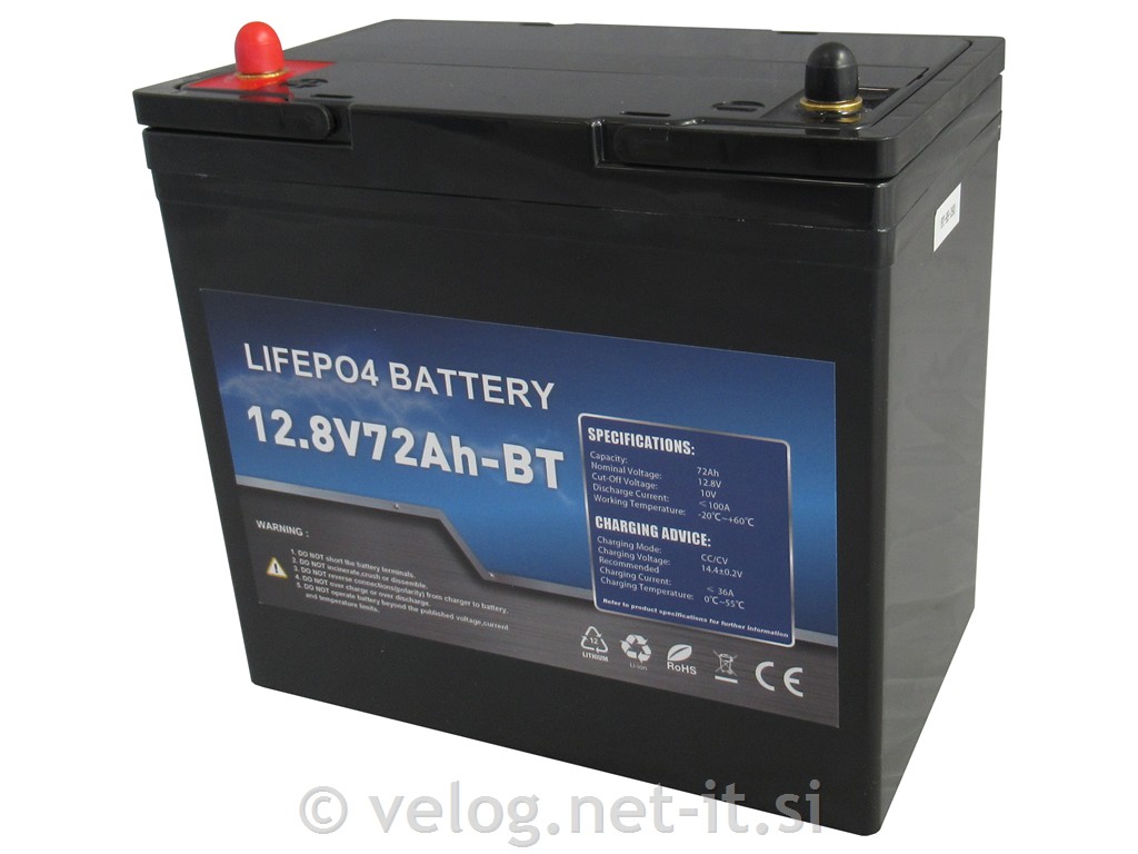 Li-ion baterije za invalidski voziček 72Ah 24V z bluetooth