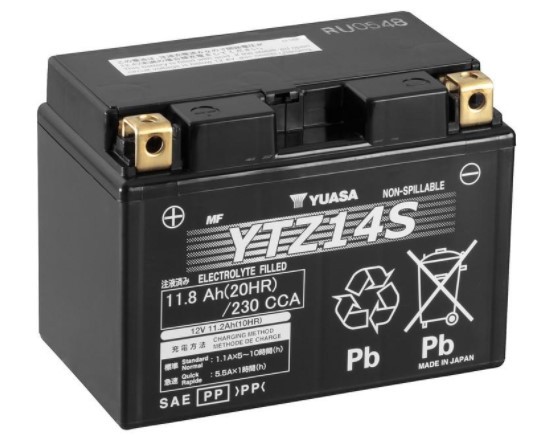 Moto akumulator YUASA YTZ14S 12V 11,2Ah