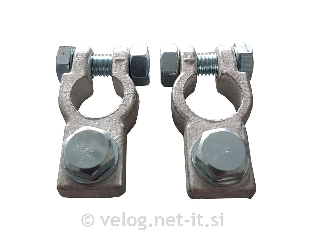 Kleme z navojem M8 - par