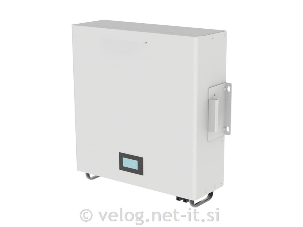 Baterija za sončno elektrarno 5,12kWh - namestitev na steno
