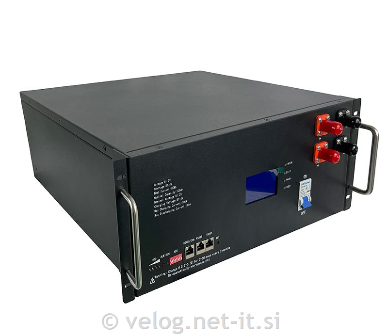 Baterija za sončno elektrarno 5,12kWh - rack izvedba