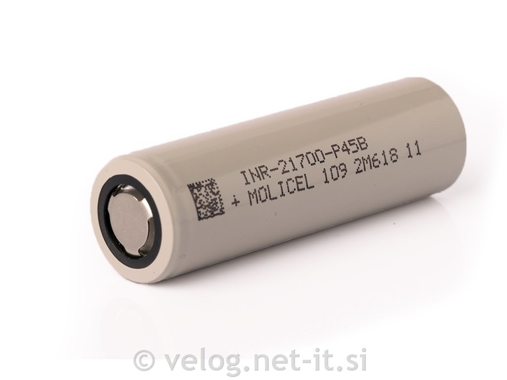 Molicel INR21700 3,7V 4500mAh 45A
