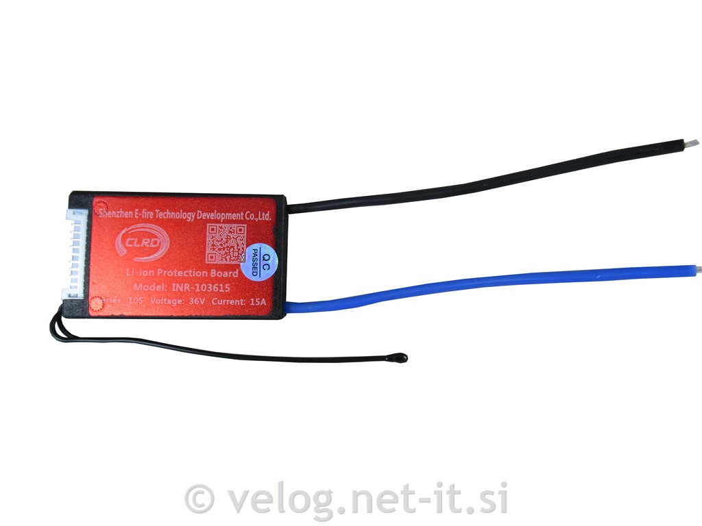 BMS 36V 15A za Li-ion baterije - vodoodporen