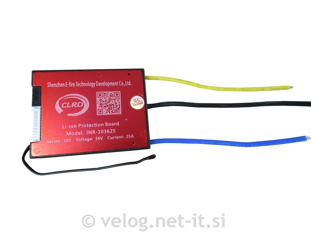 BMS 36V 25A za Li-ion baterije - vodoodporen