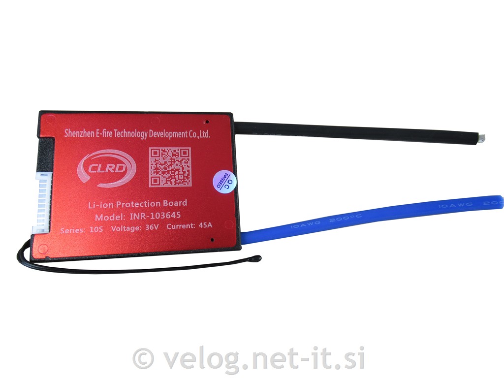 BMS 36V 45A za Li-ion baterije - vodoodporen
