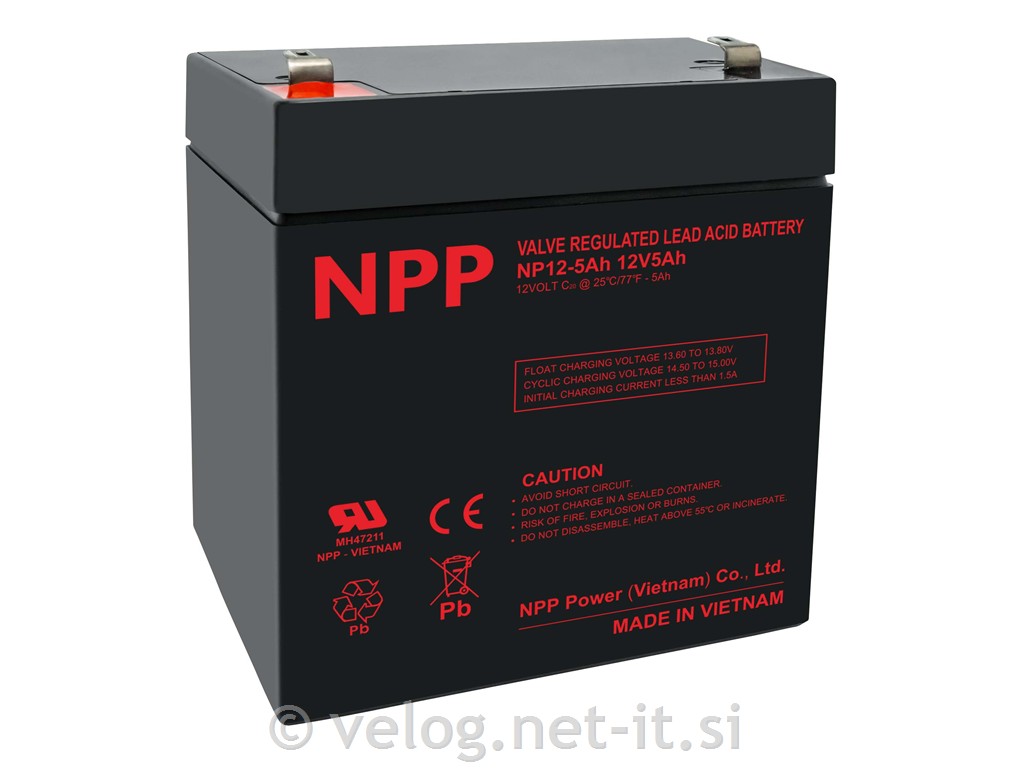 UPS AGM akumulator 12V 5Ah NPP