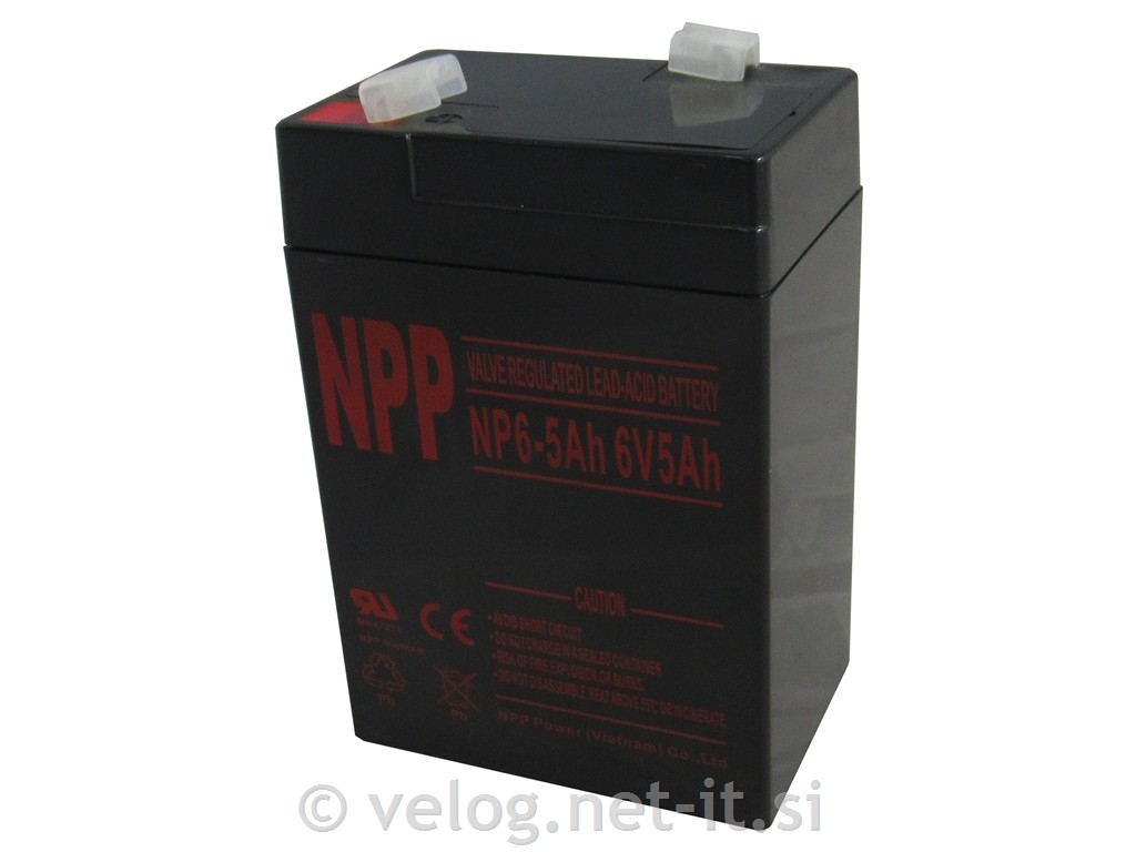 UPS AGM akumulator 6V 5Ah NPP
