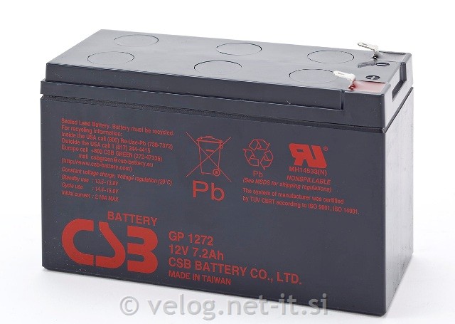 UPS akumulator CSB Energy GP 12V 7,2Ah F2