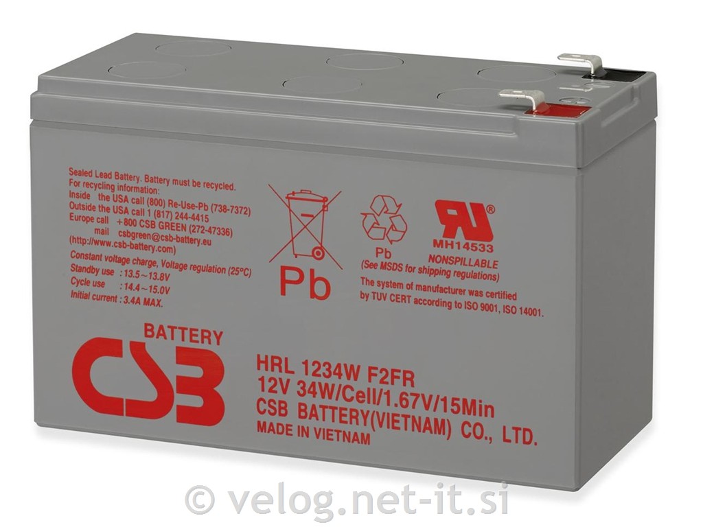 UPS akumulator CSB Energy HRL 12V 9Ah