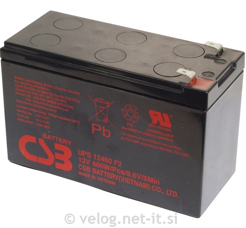UPS akumulator CSB Energy UPS 12V 9Ah F2