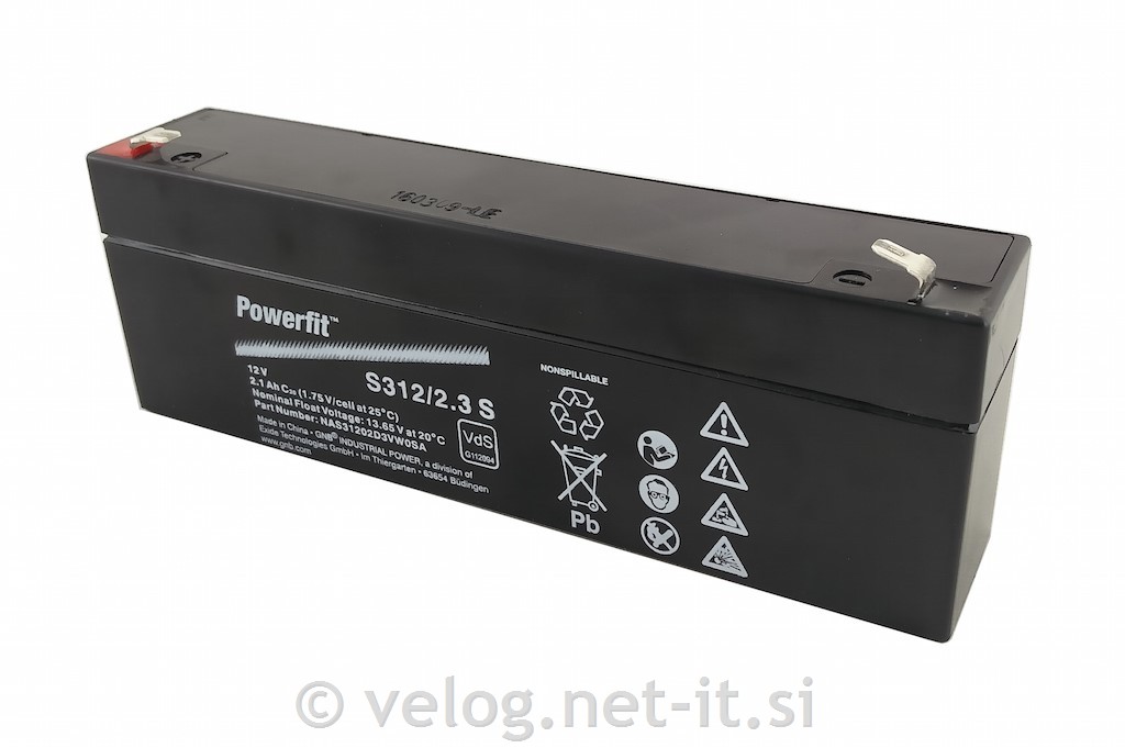 UPS AGM akumulator 12V 2,3Ah Powerfit