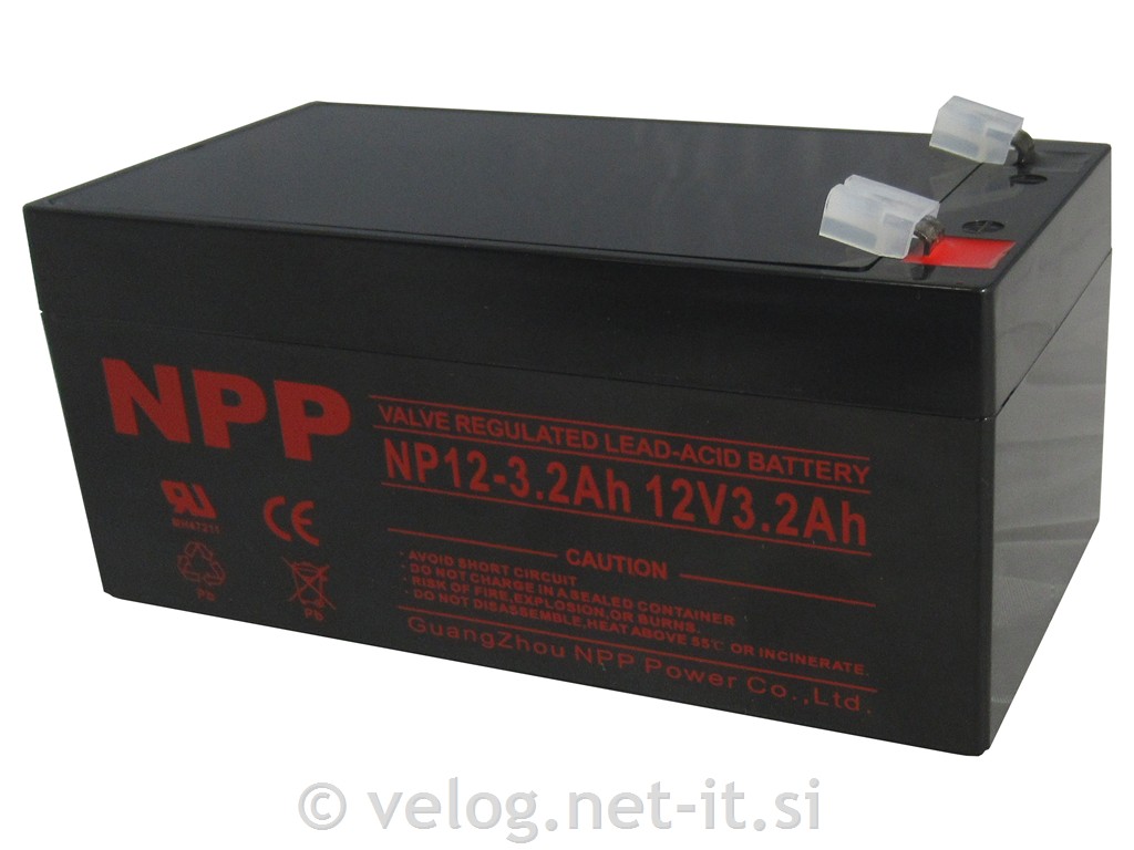 UPS AGM akumulator 12V 3,2Ah NPP