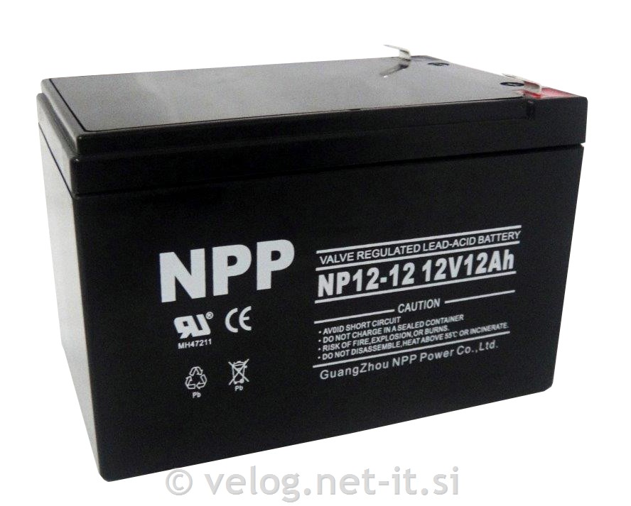 UPS AGM akumulator 12V 12Ah NPP