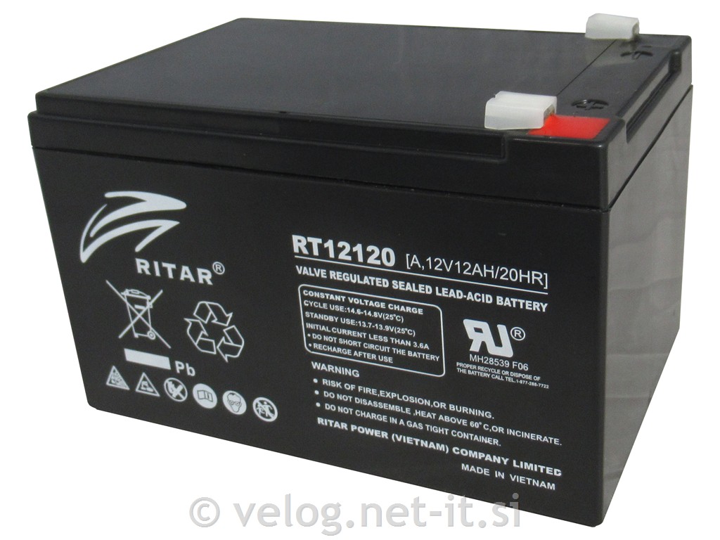 UPS AGM akumulator 12V 12Ah Ritar