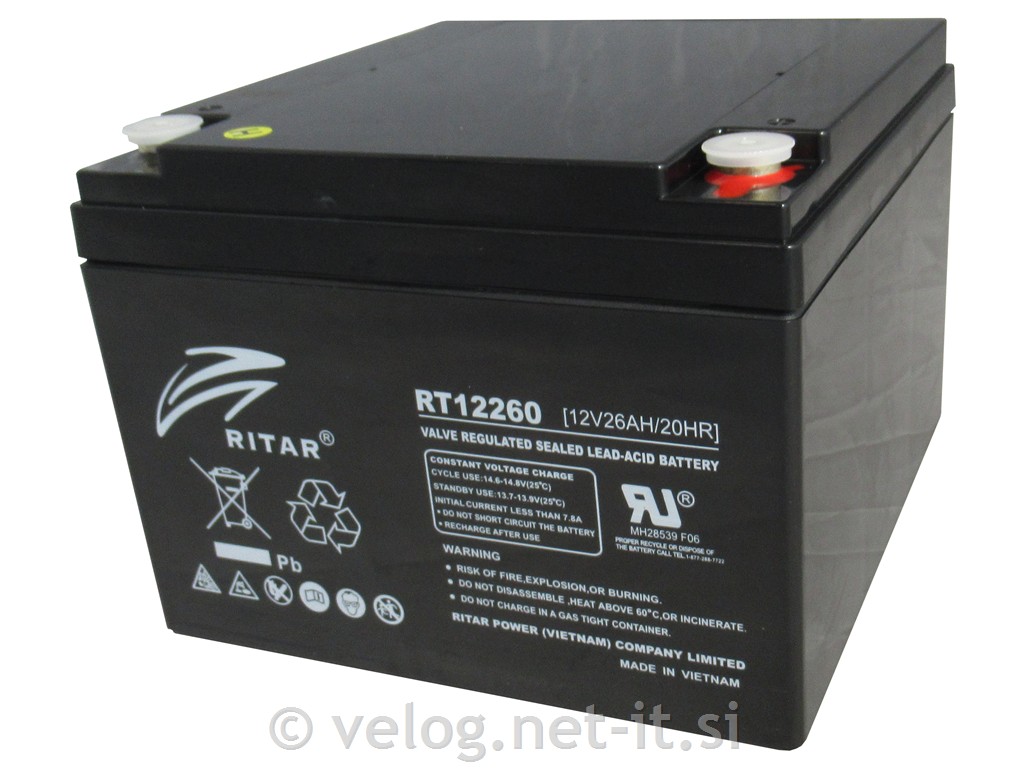 UPS AGM akumulator 12V 26Ah Ritar