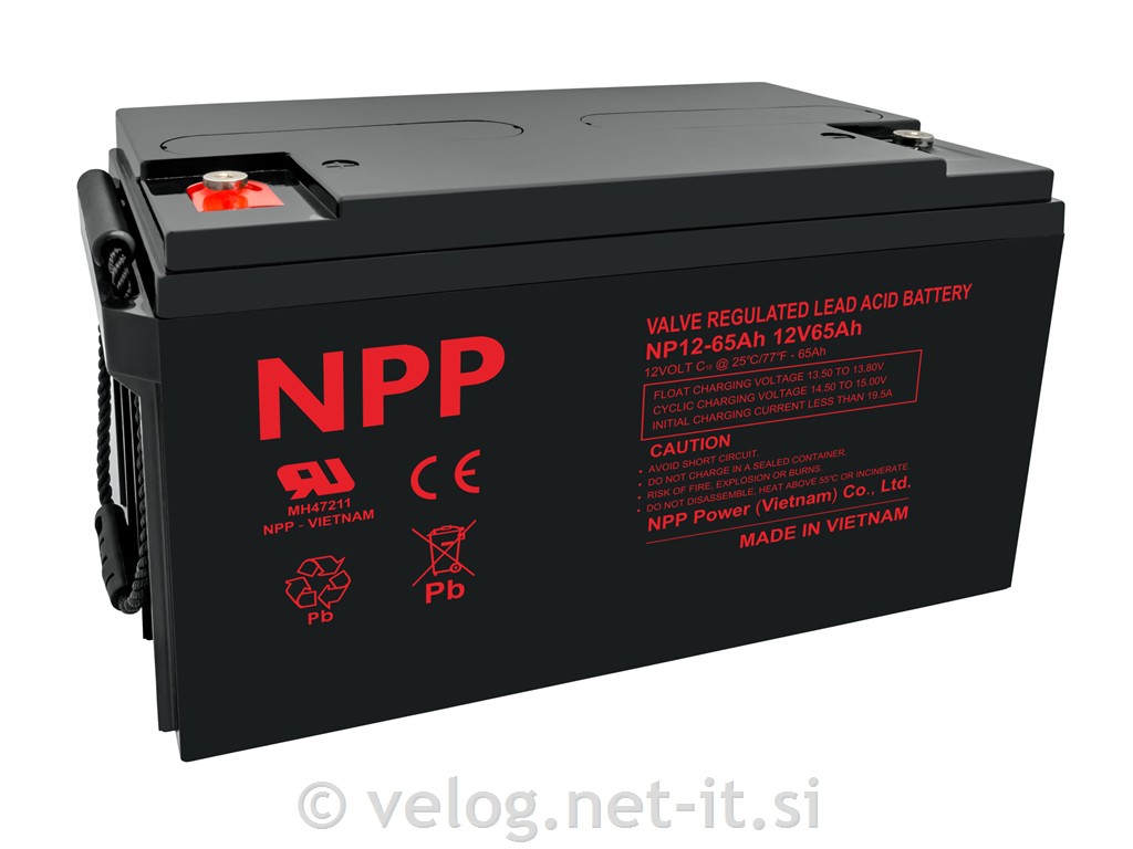 UPS AGM akumulator 12V 65Ah NPP