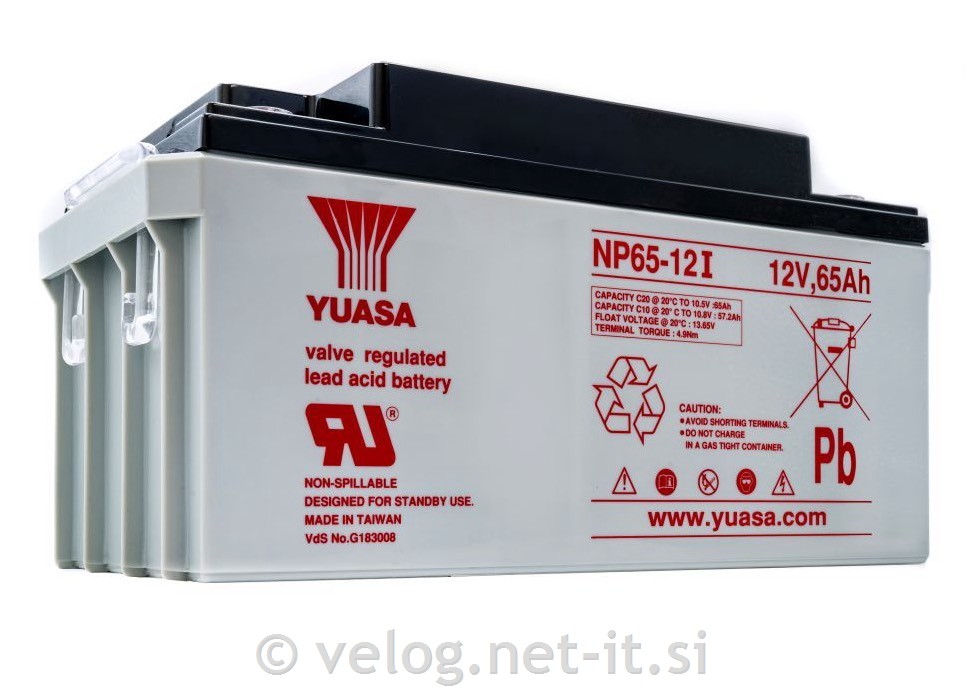UPS AGM akumulator 12V 65Ah YUASA