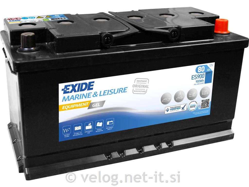 Exide akumulator ES 900, Gel, 80Ah