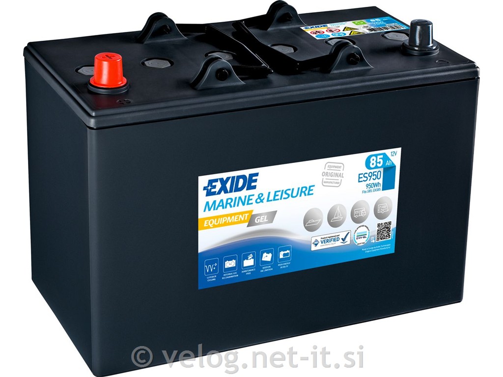 Exide akumulator ES 950, Gel, 85Ah