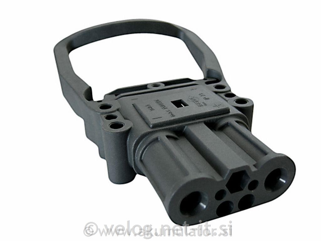 Vtičnica z ročajem REMA DIN 160A 50mm2 Ž