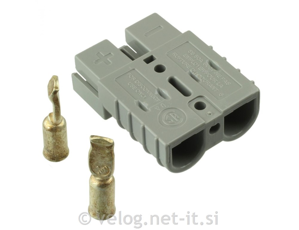 Konektor Anderson SB 50 siv 5,6mm2
