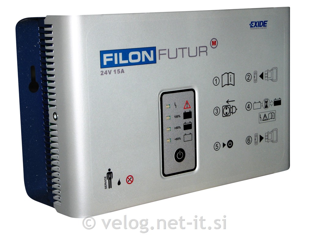 Polnilec IEB Filon Futur S 24V 15A HF
