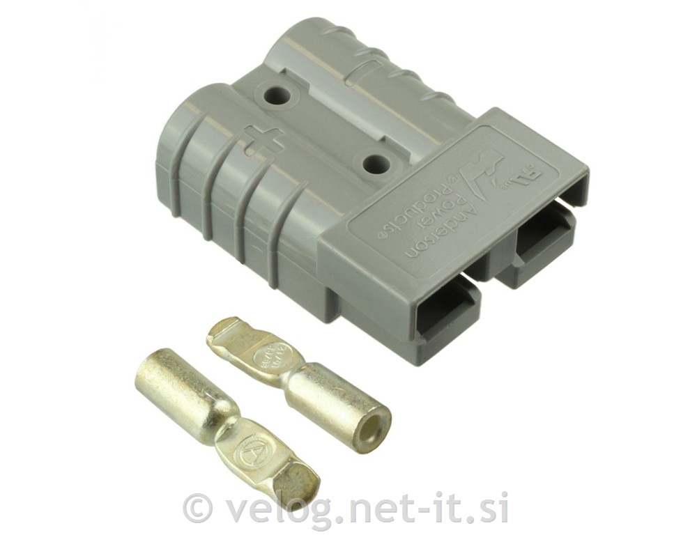 Konektor Anderson SB 50 siv 13,3mm2