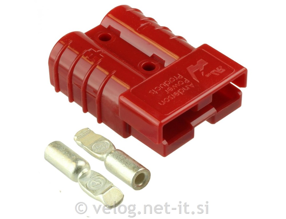 Konektor Anderson SB 50 rdeč 13,3mm2