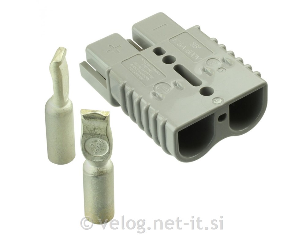 Konektor Anderson SB 175 siv 33,6mm2