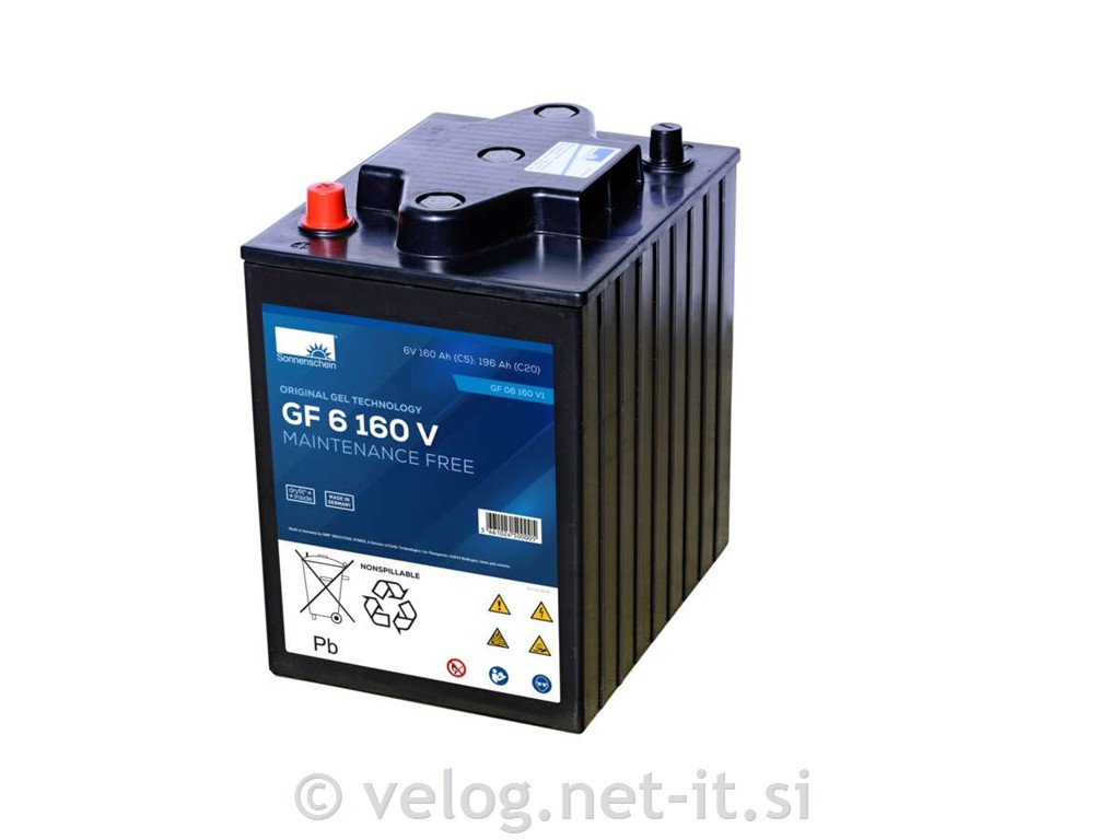 GEL akumulator Sonnenschein GF06 160 V1 / 6V 196Ah