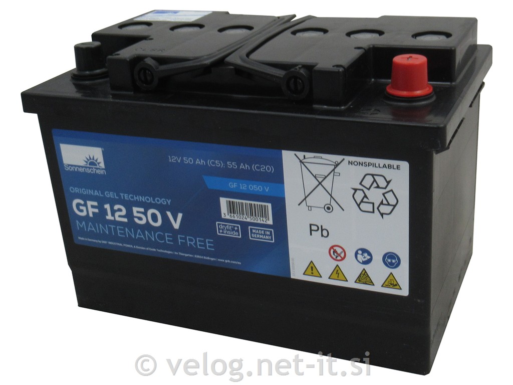 GEL akumulator Sonnenschein GF12 050 V / 12V 55Ah