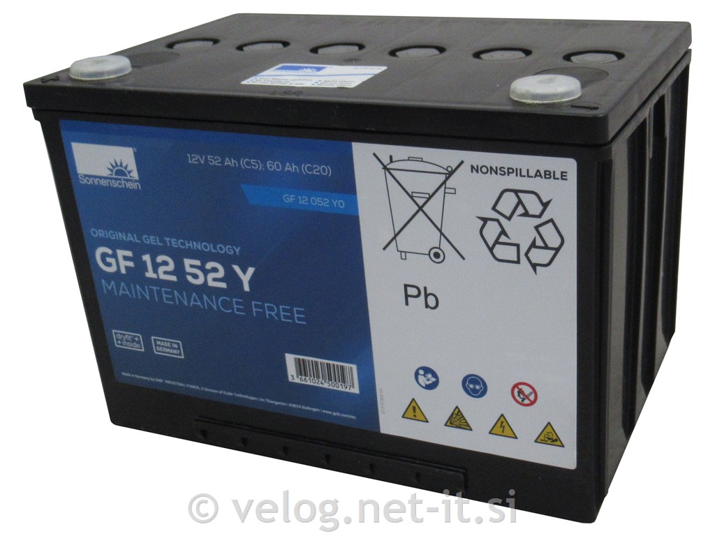 GEL akumulator Sonnenschein GF12 052 YO / 12V 60Ah