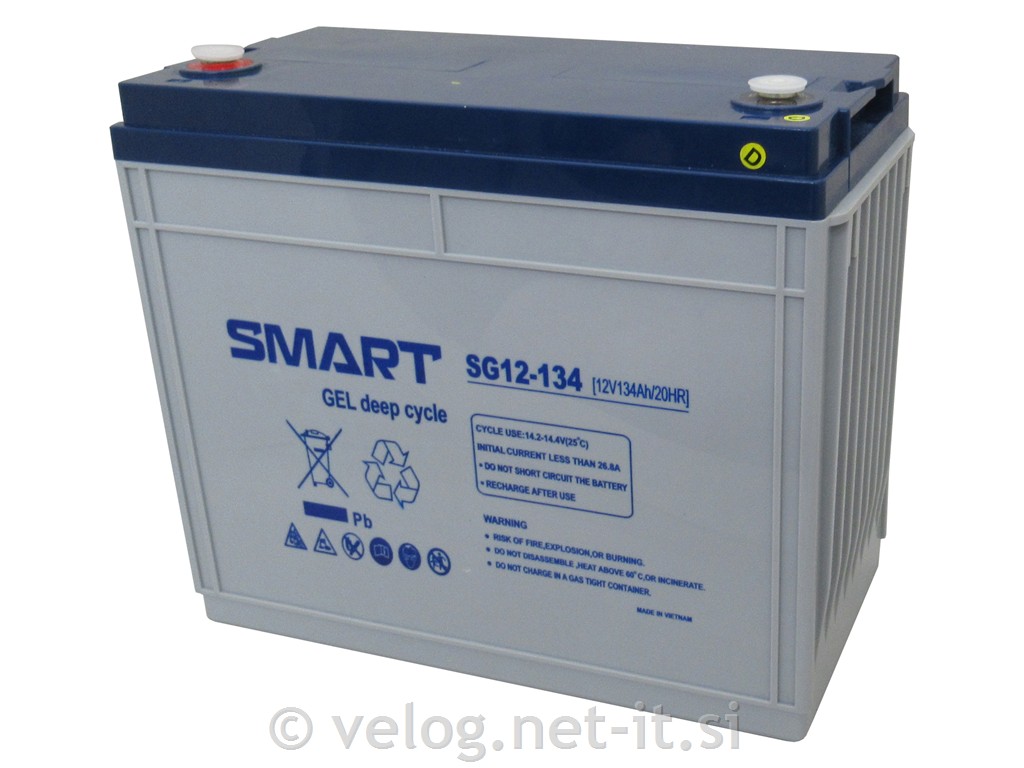 Ciklični gel akumulator 134Ah 12V Smart - 1.200 ciklov