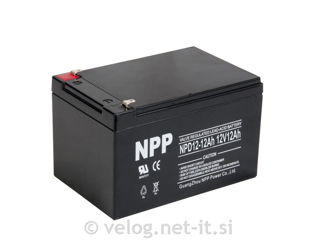 Ciklični AGM DC akumulator 12Ah NPP