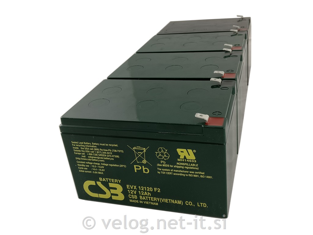 Akumulator za e-skuter Alpha 48V 12Ah CSB