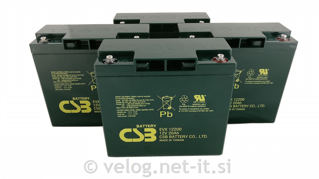 Akumulator za e-skuter Beta 48V 20Ah CSB