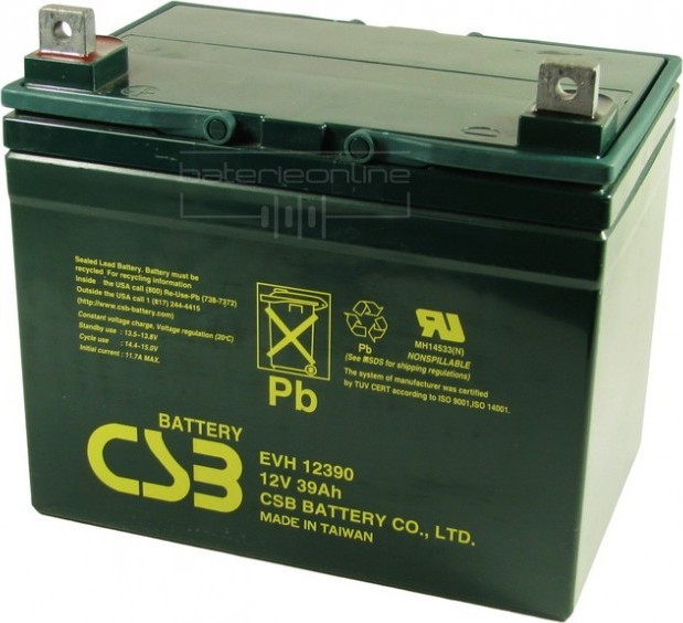 Ciklični AGM DC akumulator 12V 39Ah CSB