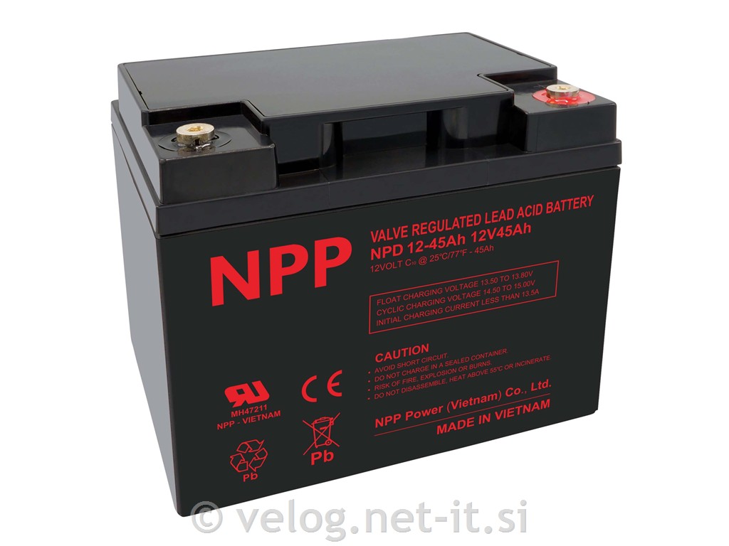 Ciklični AGM DC akumulator 45Ah NPP