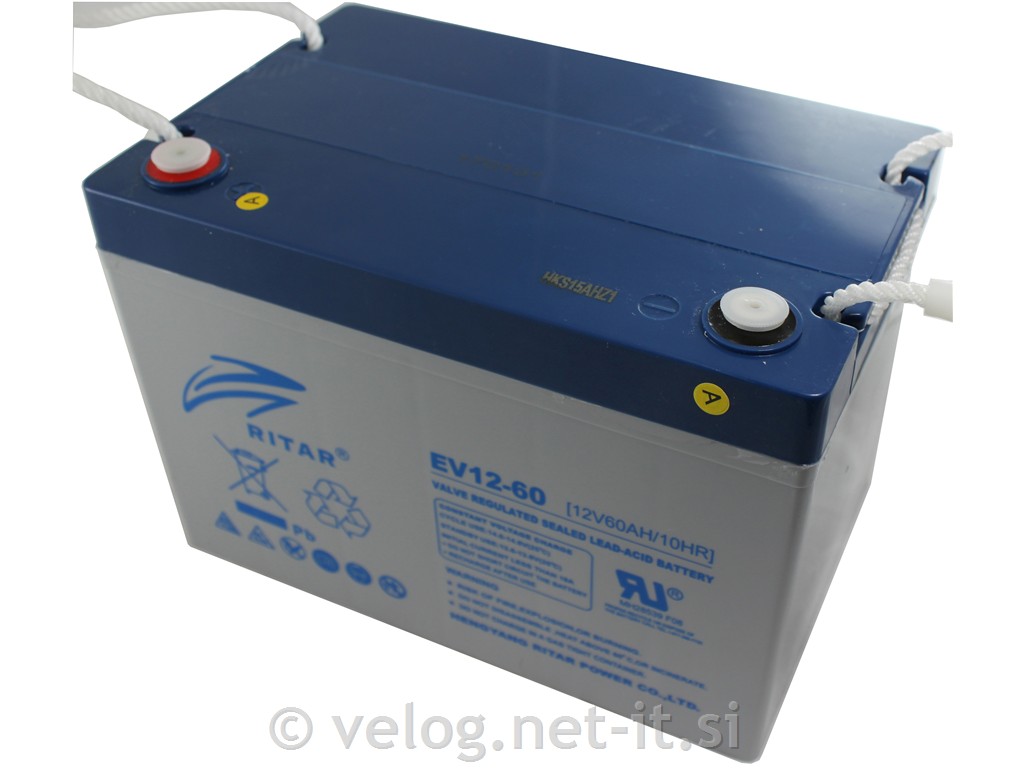 Ciklični AGM EV akumulator 63Ah Ritar