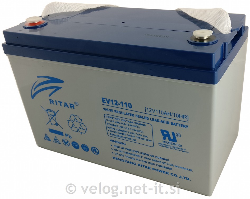 Ciklični AGM EV akumulator 110Ah Ritar